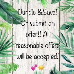 Bundle & Save!! Or Submit an offer!
